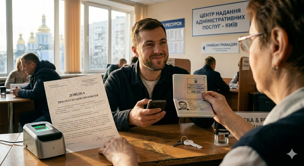 Що потрібно для зміни прописки в Києві