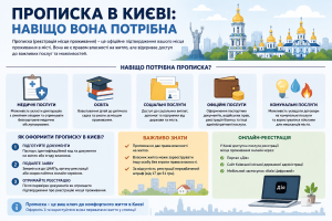 Навіщо потрібна реєстрація місця проживання («прописка») у Києві?
